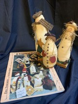 Tiny Treasures ‘A Treasured Christmas’ Pattern Book With 3 Snowmen - £16.86 GBP