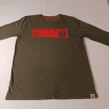 Carhartt Men's Work Wear Time To Earn That Buck Hunting Long Sleeve T-Shirt Sz L image 8