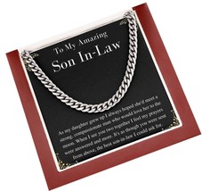 Gift For Son In Law Chain Necklace From father in law on - $175.36