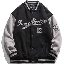 2022 Autumn Japanese Embroidery Baseball Jacket Hip Hop Harajuku Streetwear Men  - £111.65 GBP