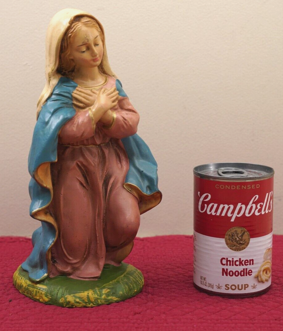 Vintage Fontanini 12" Scale Nativity Figure Paper Mache Italy Mother Mary - £68.63 GBP