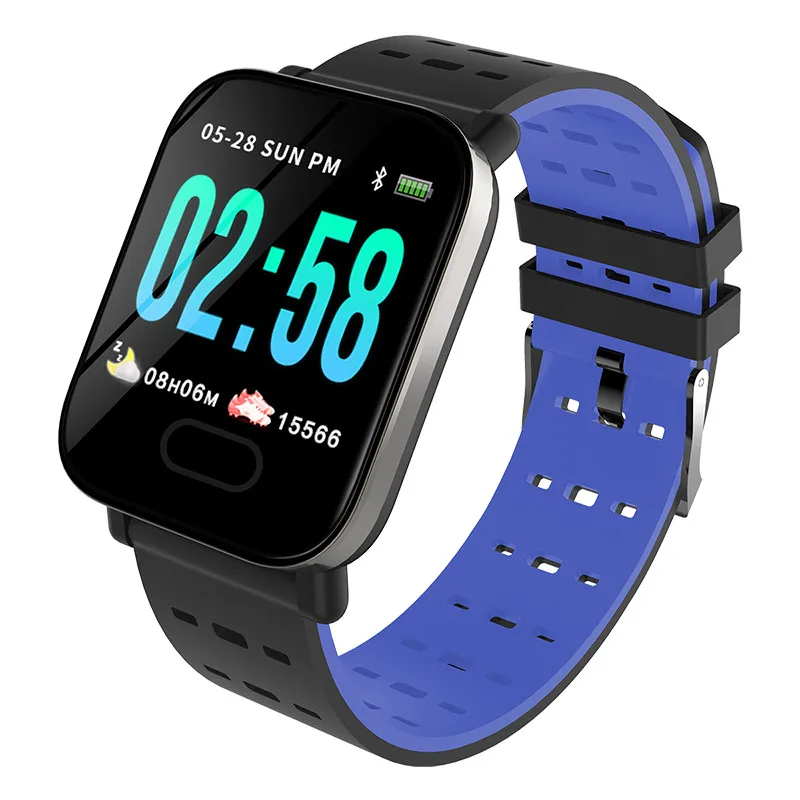NAIKU A6 Smart Watch Heart Rate Monitor  Fitness Tracker Blood Pressure Call Rem - £132.69 GBP
