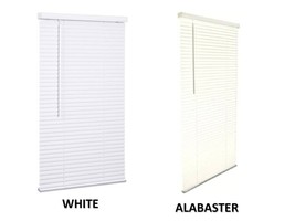 Living Accents Cordless Mini-Blinds Vinyl 1&quot; - White or Alabaster Color - $21.08 CAD+