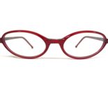 Vintage La Eyeworks Gafas Monturas DIZ 655 Transparente Fucsia Rojo 48-2... - $74.68