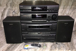 SONY LBT-D550 AM/FM Rem Home System With 5 Disc Changer &amp; Fixer Up Dual ... - $582.99