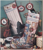 Cross Stitcher&#39;s Studio Seamstress Cuff Christmas Stocking Towel Peg Pat... - $11.99