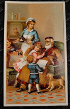 Victorian Trading Card Servant-Children Old Man Arbuckle&#39;s Ariosa Coffee of NY - £6.74 GBP