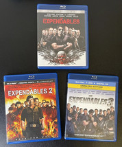 The Expendables 1, 2 &amp; 3-Lot Of 3 Blu Ray - £10.35 GBP