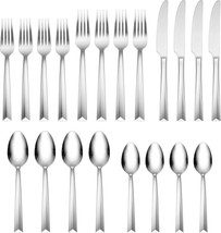 Hampton Forge Moxie 20 Piece Flatware Set- Stainless Steel -  Service for 4 - £18.51 GBP