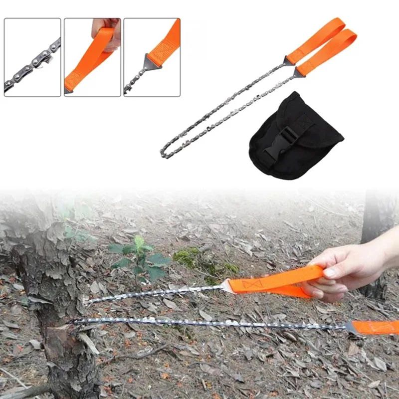 Sporting Portable Hand Zipper Saw Outdoor Life-Saving Chain Wire Saw 11/33 Tooth - £23.50 GBP