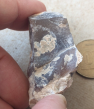 Natural MINERAL Rough Raw FLINT Ancient Stone Rock Modiin Israel #270 - £1.30 GBP
