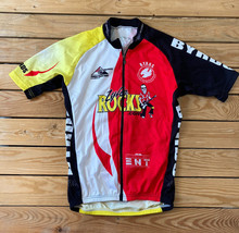 ATAC Sportswear Men’s Short Sleeve Full zip Cycling Jersey Size L Red Bl... - £17.53 GBP