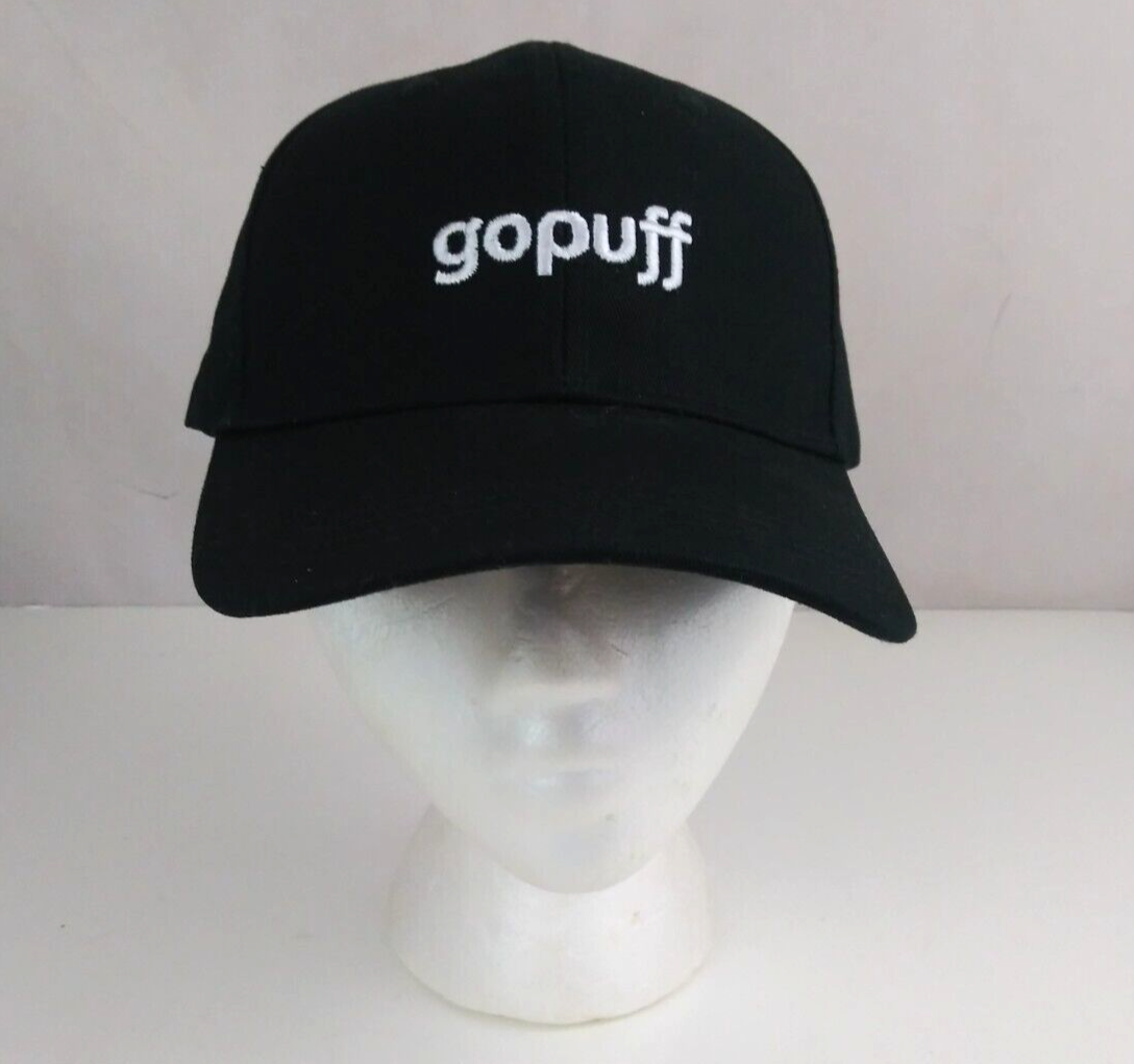 Primary image for Go Puff Black Unisex Embroidered Adjustable Baseball Cap