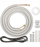 Mini Split Heat Pump 25 Ft. Insulated Lineset Line Set - 3/8&#39;&#39; and 5/8&quot; - $124.99