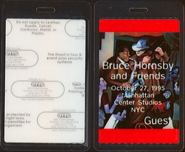 Bruce Hornsby Laminated OTTO Guest Backstage Pass from the &quot;Manhattan Ce... - £6.87 GBP