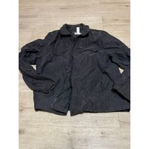 Calvin Klein Mens Work Style Jacket Bomber Black Size XL Full Zip - $27.22