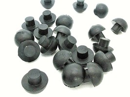 5/16&quot; Stem x 5/16&quot; Tall x 5/8 OD Rubber Feet  Benchtop Equip Push In Mushroom   - £9.17 GBP+