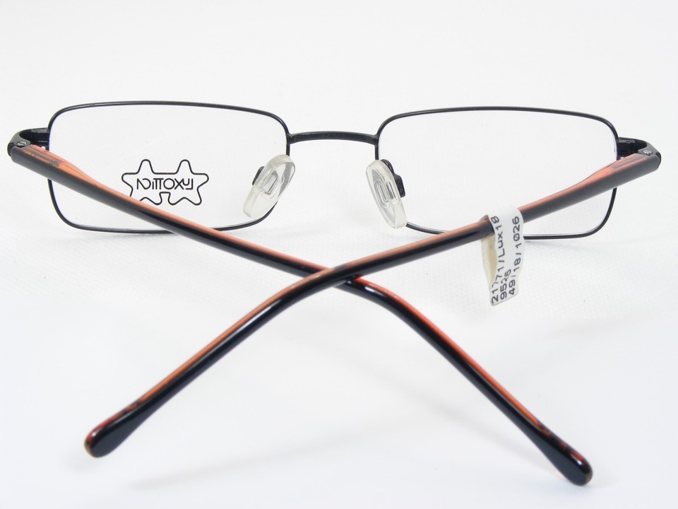 LUXOTTICA LU 9526 1026 BLACK /TRANSPARENT BROWN EYEGLASSES GLASSES 49-18-140mm Item image 3