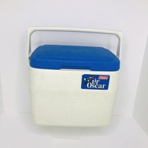 Vintage Coleman Lil’ Oscar 5272 Cooler Ice Chest Blue / White Made In USA - £19.39 GBP