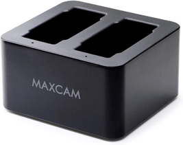 Maxcam Dual Battery Charger With Type-C Usb Cable For Gopro HERO12/HERO11/HERO10 - £11.81 GBP