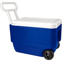 Igloo 38 Quart Wheelie Cooler,blue (22.875”L X 12.875”W X 15.875”H) - $67.16