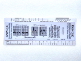 1981 KAON CL-10 Tablets Ruler Adria Labs Pharmaceutical Drug Advertising... - £15.94 GBP