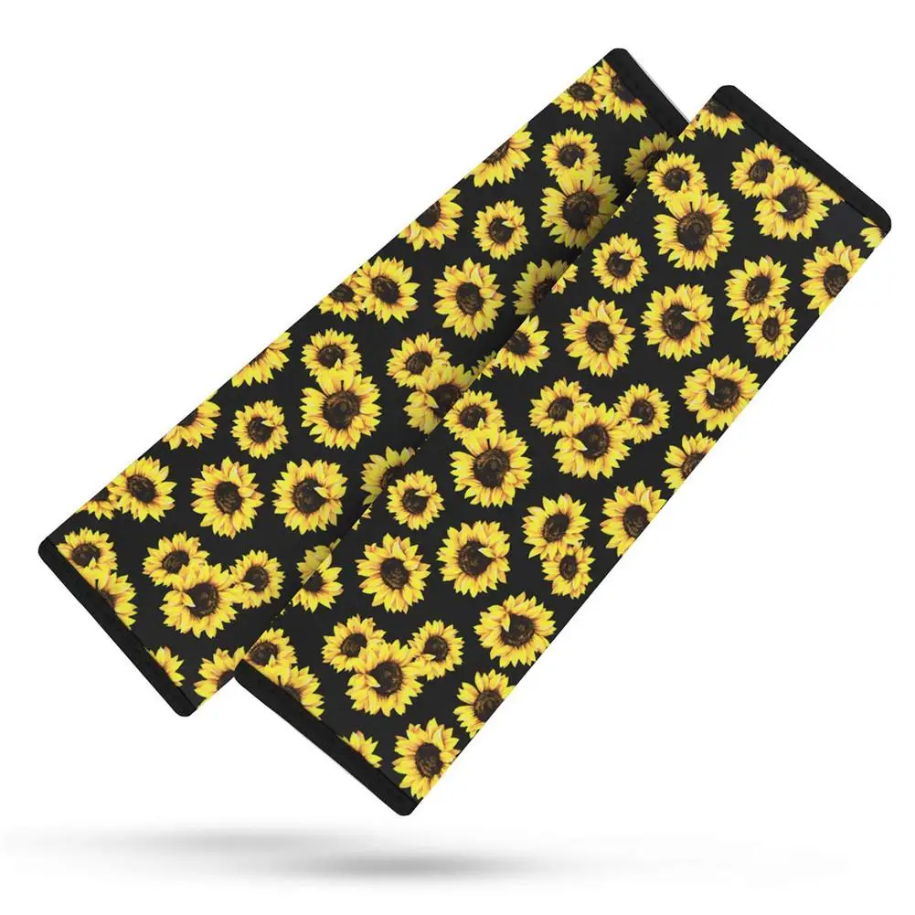 Sunflower Seat Belt Cover - Soft Comfort, Protective, Universal-Fit Design - £14.30 GBP