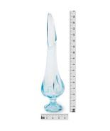 Vintage LE Smith Swung Glass Vase Blue - $6,933.77 MXN