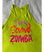 Zumba Wear Sleeveless Green Sun Sand Zumba Racerback Tank Size XS (XSpic... - $296.28 MXN