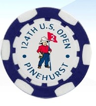 US Open 124th Pinehurst Blue Poker Chip - 1pc - £3.48 GBP