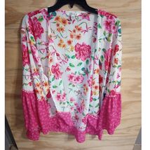Women's Pioneer Woman NWT Kimono Cover Up L/XL Floral Bell Sleeve - $13.50