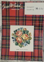 &quot;Rose Bouquet&quot; Jean McIntosh - Chart #M-181 - Cross Stitch Pattern - $28.75