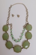 Premier Designs Vintage Convertible Green Faux Stone Necklace, Bracelet,... - $538.64 MXN