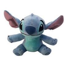 Disney &quot;Stitch&quot;  Light Blue Plush Sitting Stuffed Animal Toy Approx 7&quot; Tall - £9.76 GBP