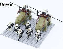 10pcs/lot Star wars 2pcs Dewback And 8pcs Sandtroopers Minifigures Block - £36.76 GBP