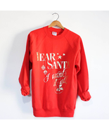 Vintage Dear Santa Claus I Want It All Christmas Holiday Sweatshirt Large - £25.05 GBP
