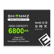 W-10A Battery, Upgraded [6800Mah] New 0 Cycle Higher Capacity Replacement Batter - £21.26 GBP