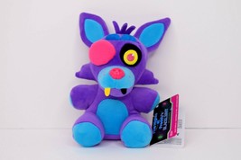 Funko Five Nights At Freddy&#39;s Blacklight Purple Foxy Plush 2017 6&quot; Stuff... - $22.76