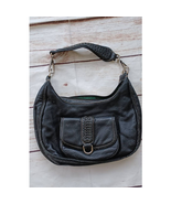 Donald J Pliner Leather Rounded Shoulder Bag Purse - £46.70 GBP