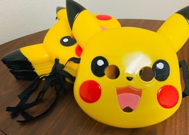 Pokémon Pikachu Hard Plastic Disguise Mask SET OF 12 - £15.75 GBP