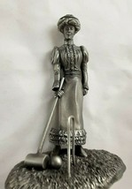 Franklin Mint Pewter Figurine American People Series The Gibson Girl 1876-1895 - £10.26 GBP