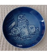 Bing and Grondahl &quot;Horned Owl with Chicks&quot; Mors Dag 2005 Porcelain Plate  - $27.76