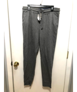 NWT Jos A Bank 1905 Mens SZ XL Gray Drawstring Jogger Pants Loungewear NEW - $22.76