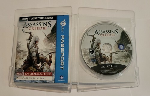 Assassins Creed III 3 Sony Playstation 3 PS3 Ubisoft Case Game And Instructions Item image 3