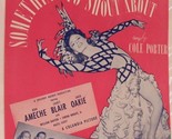 Vintage You&#39;d Be So Nice To Come Home To Sheet Music Cole Porter Don Ame... - $4.94