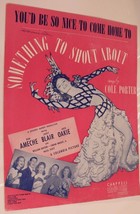 Vintage You&#39;d Be So Nice To Come Home To Sheet Music Cole Porter Don Ame... - $4.94