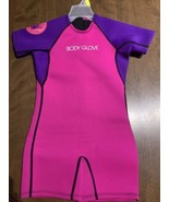 New Body Glove Child Size L Short Arm Springsuit Wetsuit Pink Violet Zip... - $48.02 CAD