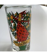 Vintage 12 Days Of Christmas Drinking Glass Tumbler 11th Day - £6.99 GBP
