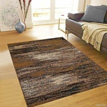 Rugs Area Rugs Carpets 8x10 Rug Modern Large Floor Living Room Brown 5x7 Rugs ~~ - £103.11 GBP+