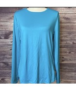 Hang Ten Teal Rashguard Sun Shirt Long Sleeve Swim  Beach Pool Womens S - $6.86